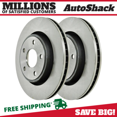 Front Brake Rotors Pair 2 for 2005-2010 Jeep Grand Cherokee 2006-2010 Commander