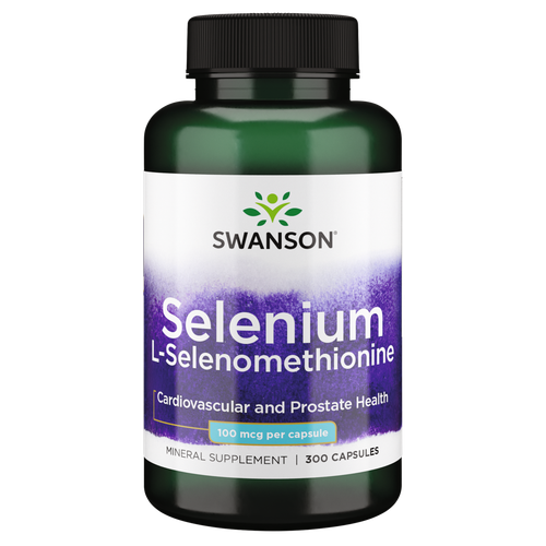 Swanson Selenium L-селенометионин 100 мкг 300 капсул