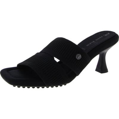 Женские вязаные туфли на каблуке без шнуровки с квадратным носком Anne Klein BHFO 4282