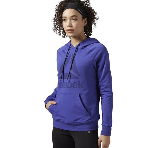 

[AZ1929] Женская толстовка с капюшоном Reebok Workout Ready, Фиолетовый