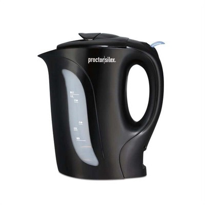 Black 1 Liter Capacity, Electric Kettle, Detachable Cord, Auto Shutoff
