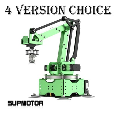 Robotic Arm Open Source Mechanical Arm Claw Kit for Python Arduino Programming