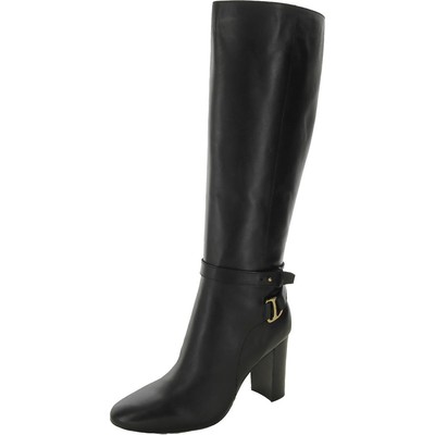 Lauren Ralph Lauren Женские черные сапоги до колена Makenna 8 Medium (B,M) 9134