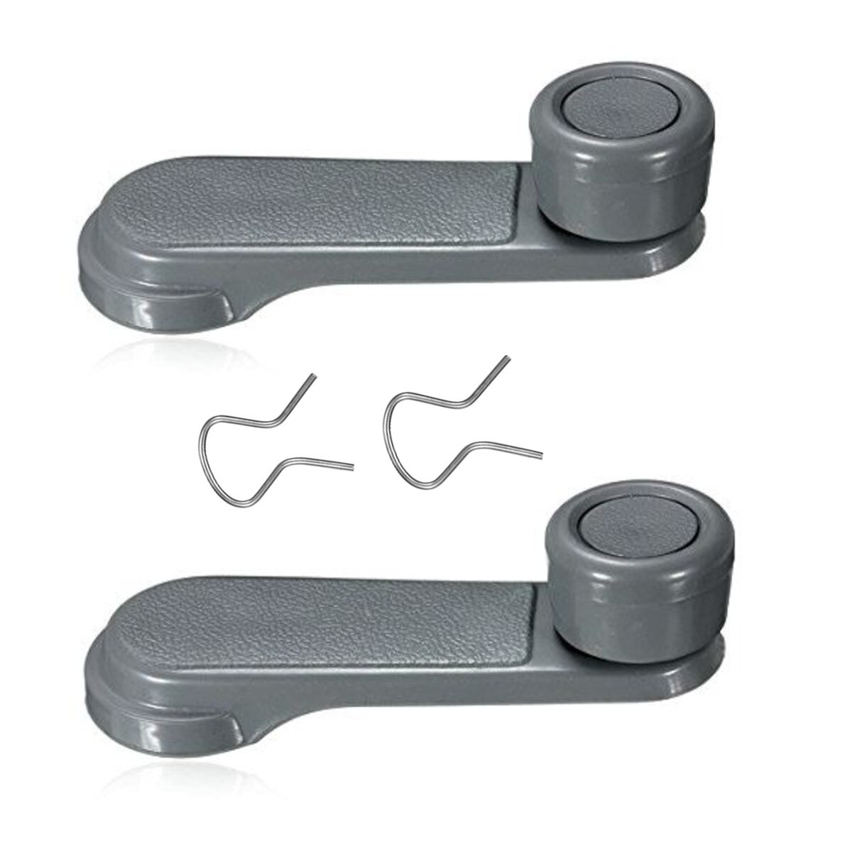 Amituofoo Window Crank Handle, Left And Right, Front Or Rear, Textured Black, Pack Of 2 For 1985-2004 Nissan Frontier Xterra Pickup