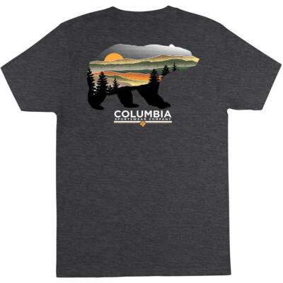 

Мужские футболки и топы с рисунком медведя Kodak Columbia Sportswear Athletic BHFO 9668, Charcoal heather, Kodak Bear