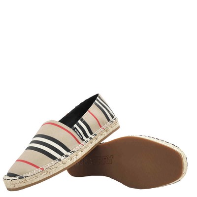 Pre-owned Burberry Archive Beige Alport Icon Espadrilles