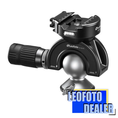 Leofoto MH-50LRC Lever-Release Hybrid Clamp Panning Dynamic Head Arca Pictatinny