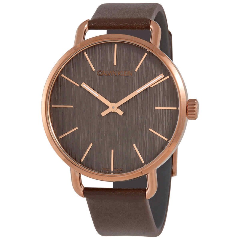 Calvin Klein Even Quartz Black Dial Men Watch K7B216G3