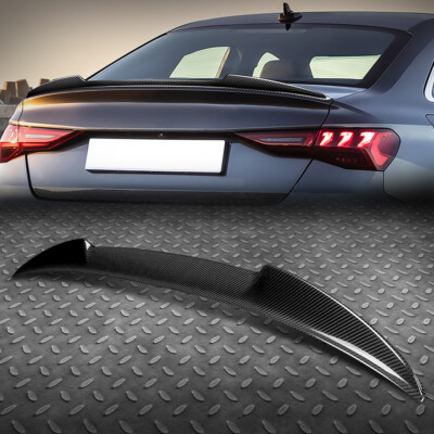 ДЛЯ 22-24 AUDI A3 RS3 S3 СЕДАН КАРБОНОВЫЙ V-ОБРАЗНЫЙ ЗАДНИЙ СПОЙЛЕР КРЫШКИ БАГАЖНИКА КРЫЛО