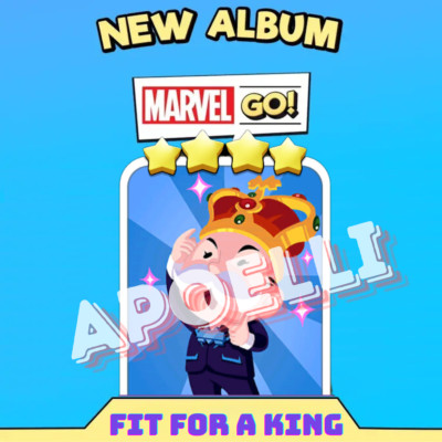 Monopoly 4 Stars - Fit for a King (Set 11) -  FAST DELIVERY 