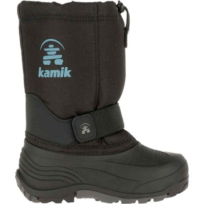 

Ботинки Kamik Rocket — черные/черные для маленьких мальчиков, 12,0, Black/black, Kamik