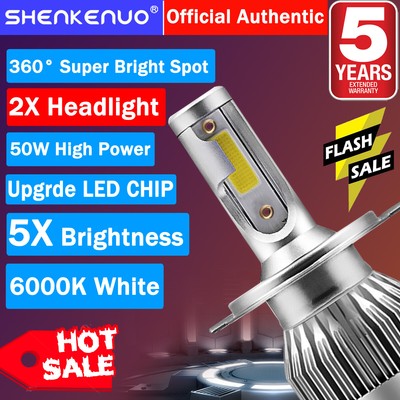 2PC 100W LED Headlight Bulbs Conversion Kit for the Can-Am Spyder F3 F3-S