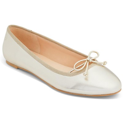 Женские золотые балетки Serena с круглым носком от Jack Rogers 9 среднего размера (B,M) BHFO 9766