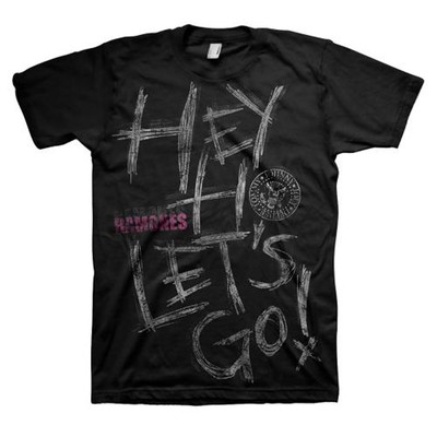 The Ramones Hey Ho Lets Go Punk Rock Official Tee T-Shirt Mens Unisex