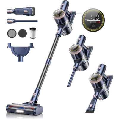 Honiture S15 Cordless Vacuum Cleaners Suction Power 38000 Pa, up To 60 Min 450 W