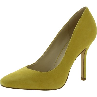 

Женские желтые кожаные туфли-лодочки Nine West Arley 7,5 средний (B,M) BHFO 3821, Yellow suede, Arley