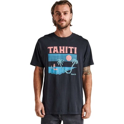 

Футболка Roark Tahiti Time — мужская черная, Черный, Roark