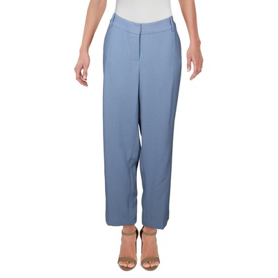 Женские синие брюки с прямыми штанинами из крепа Vince Camuto Plus 16W BHFO 5076