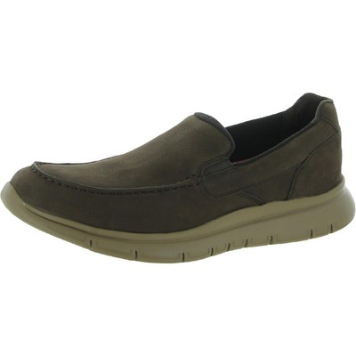 

Rockport Mens Primetimecasual Leather Solid Comfort Мокасины BHFO 2144, Dark brown, Primetimecasual
