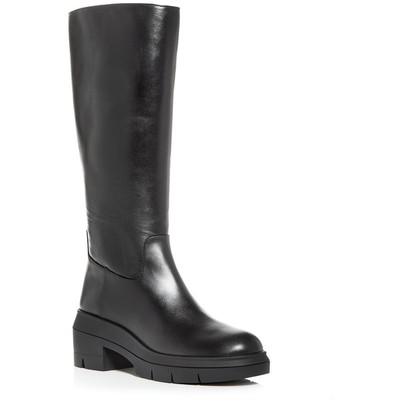 

Черные сапоги до колена Stuart Weitzman Norah 10 Medium (B,M) BHFO 3849, Black smooth calf
