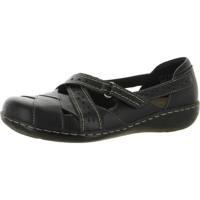 Черные туфли на плоской подошве Clarks Ashland Spin Q шириной 8,5 (C, D, W) BHFO 9424