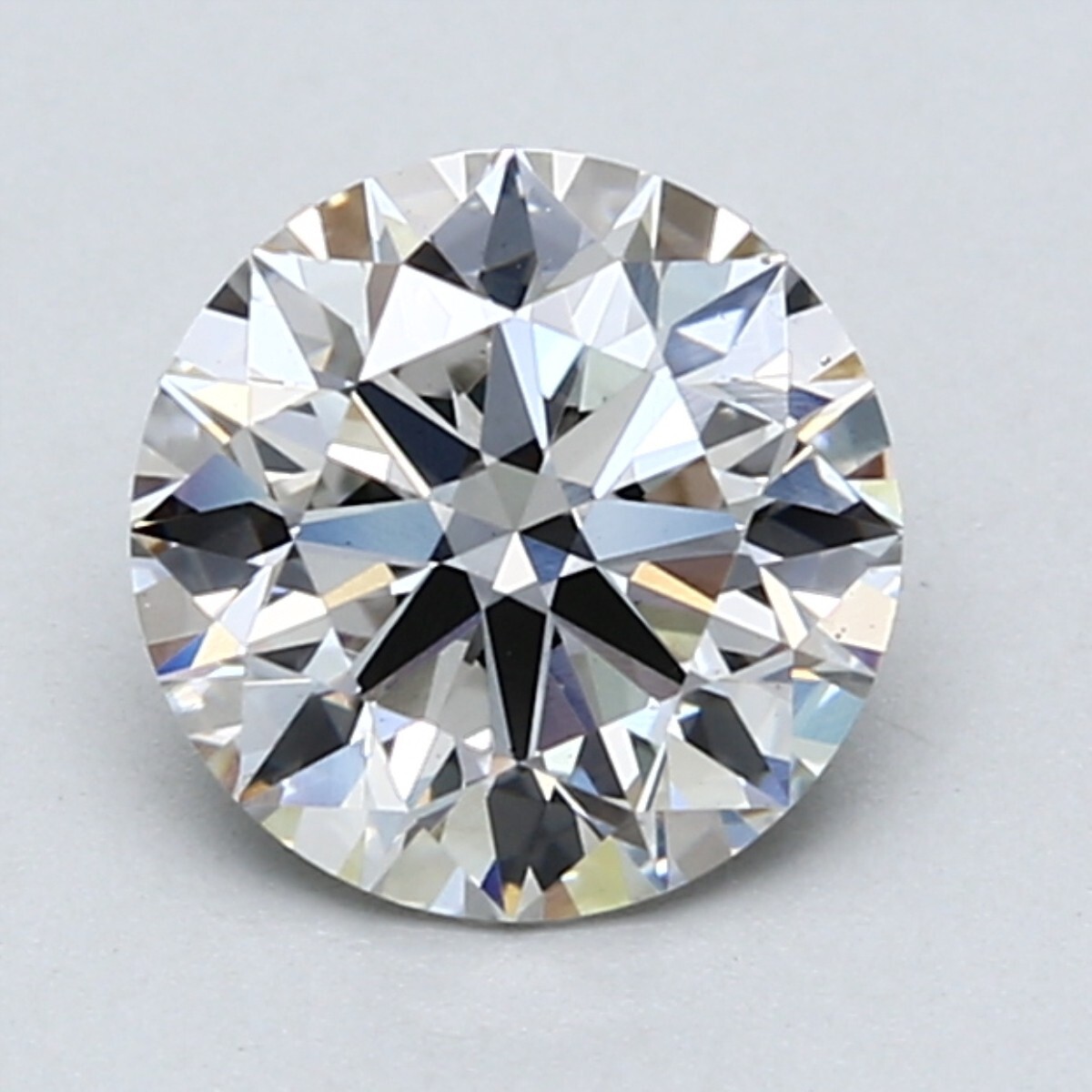 1.50 Cts ROUND Cut IGI CERTIFIED H Color VS2 Clarity LAB