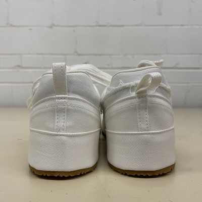 Pre-owned Loewe Deconstructed Denim Sneaker Men's Size (41) Us 8 Soft White