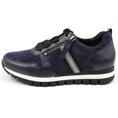 GABOR GABOR SCHNÜRSCHUHE DAMEN BLAU NEU & OVP 320563