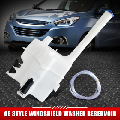 ДЛЯ 10-13 TUCSON OE STYLE БАЧОК ДЛЯ ЖИДКОСТИ ОМЫВАТЕЛЯ ЛОБОВОГО СТЕКЛА В СТИЛЕ OE + КРЫШКА + НАСОС