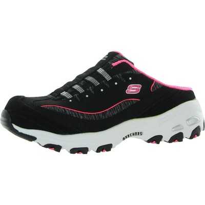 

Skechers Womens Dlites-Resilient Black Fashion Кроссовки 8.5 Medium (B,M) 0453, Black/hot pink