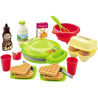 Ecoiffier Kinder Küchengeräte Waffeleisen Kaufladen Küchen Zubehör Spielzeug Set