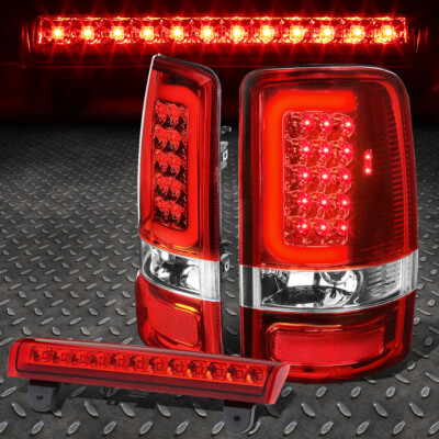 ДЛЯ 00-06 YUKON/TAHOE/SUBURBAN СВЕТОДИОДНЫЙ ЗАДНИЙ ФОНАРЬ с ПОПЕРЕЧНОЙ ПЛАНКОЙ + ТРЕТИЙ СТОП-СИГНАЛ КРАСНОГО ЦВЕТА