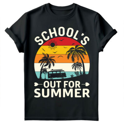 School's Out For Summer Holidays Funny Time Adventures Relaxation T-Shirt #SSH