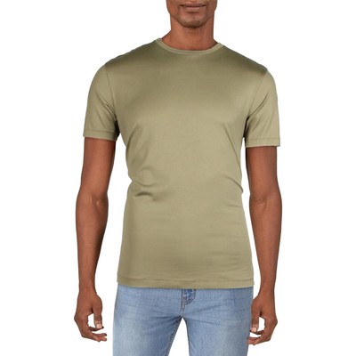

Мужской зеленый пуловер с круглым вырезом The Mens Store, футболка  BHFO 3430
