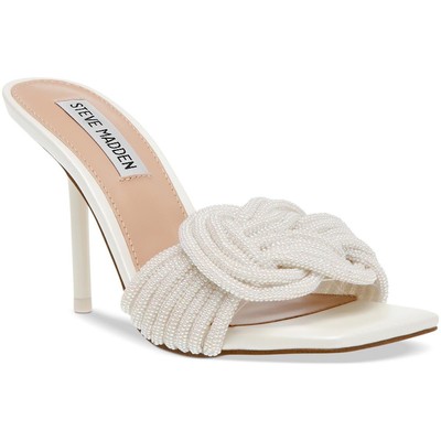 Женские туфли Steve Madden Applaud цвета слоновой кости на высоком каблуке 8,5 см (B, M) BHFO 0296