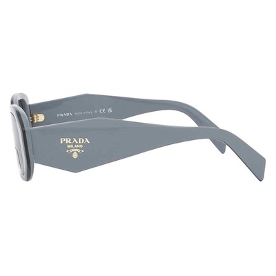 Pre-owned Prada Dark Gray Rectangular Ladies Sunglasses Pr 17wsf 11n09t 51 Pr 17wsf 11n09t