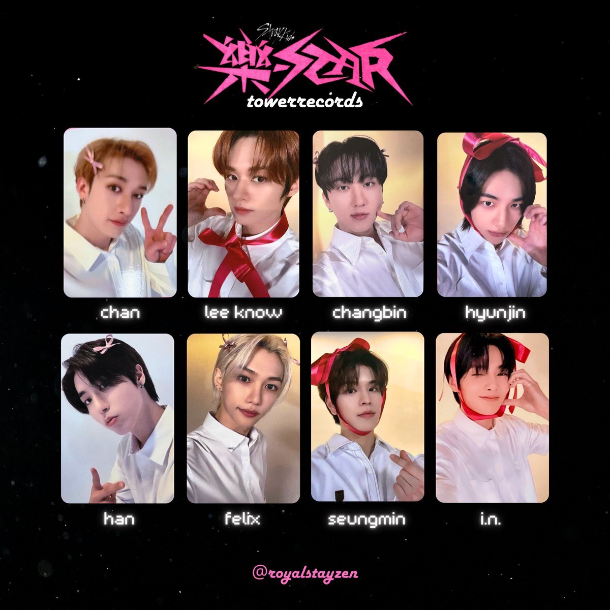 StrayKids 樂STAR タワレコ トレカ コンプ StrayKids タワレコ トレカ コンプ StrayKids 樂STAR タワレコ トレカ