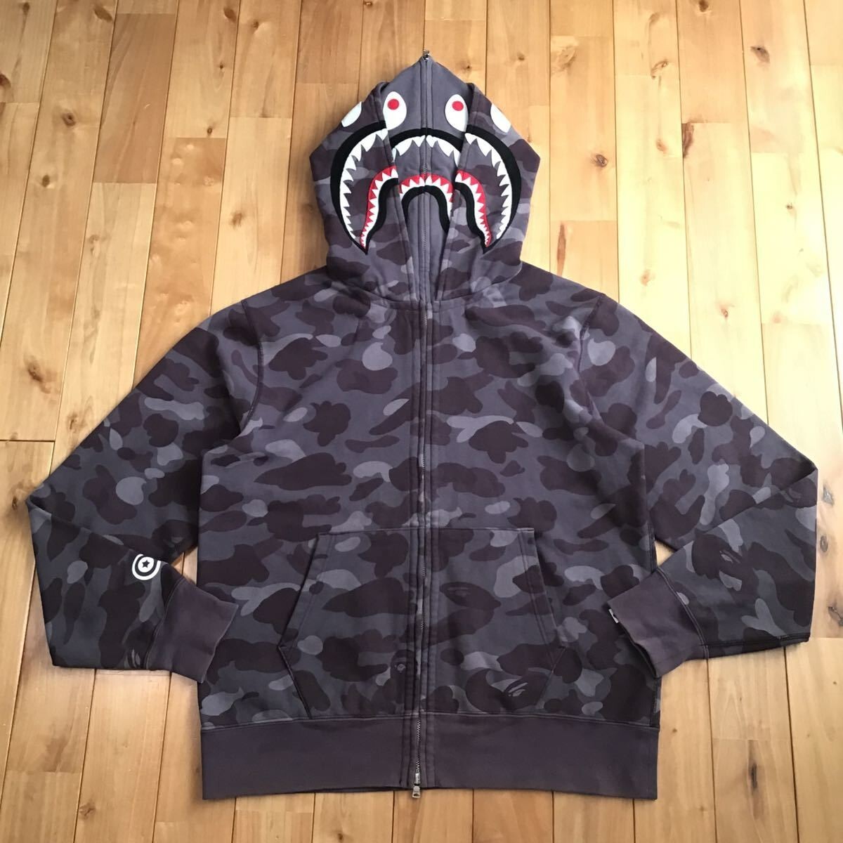 【BAPE × DC】DC×BAPE COLOR CAMO ZIP HOODIE Authentic ape bape x DC color camo Superman pullover hoodie