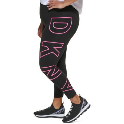 

Спортивные леггинсы для бега с высокой талией DKNY Sport Womens Fitness Plus BHFO 8478