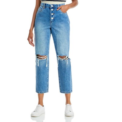 

[BLANKNYC] Женские прямые укороченные джинсы Madison Denim Light Wash BHFO 4184, Madison