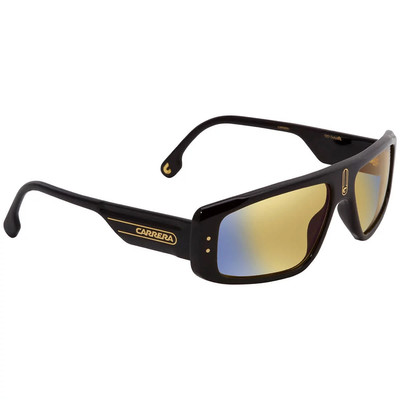 Carrera 1022/S Sunglasses Black w/Yellow Lens 58mm OOIT CA1022/S 1022S