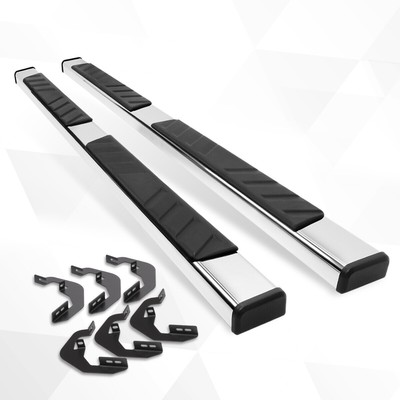 For 07-19 Silverado/Sierra Extended Cab 5" Step Nerf Bar Running Board Chrome