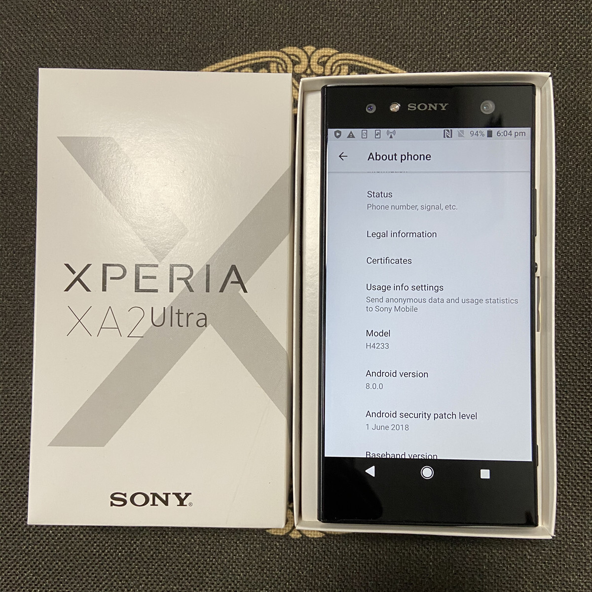 Sony Xperia XA2 Ultra H4213, H4233, H3223 Unlocked