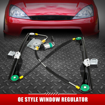 ДЛЯ 00-07 FORD FOCUS ПЕРЕДНИЙ ЛЕВЫЙ СТЕКЛОПОДЪЕМНИК СО СТОРОНЫ ВОДИТЕЛЯ С ЭЛЕКТРОПРИВОДОМ