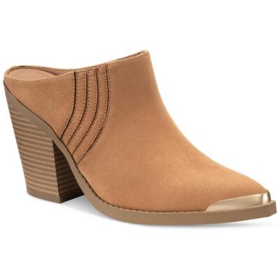 Женские мюли из искусственной замши Sun + Stone Deyzaa Tan 9 Medium (B,M) BHFO 4935