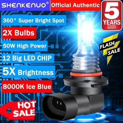 For Acura RDX CL TL MDX TSX 9005 8000K Ice Blue High Beam LED Headlight Bulb YHL