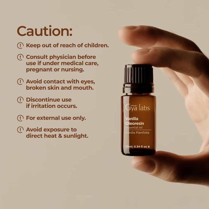 Pure Vanilla Essential Oil - 100% Pure Vanilla Essential Oil for Skin