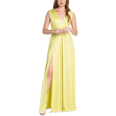 

Платье The Population Womens Krista Yellow Fit - Flare Dress Gown  BHFO 9973, Lemongrass