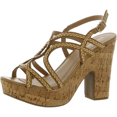 

Женские сандалии на платформе Sun + Stone Nadiya Tan 9.5 Medium (B,M) BHFO 5383, Nadiya