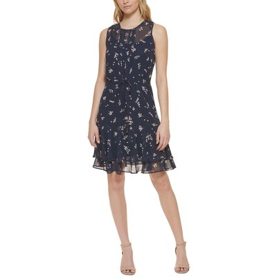 Женское летнее мини-платье с цветочным принтом Tommy Hilfiger BHFO 2144